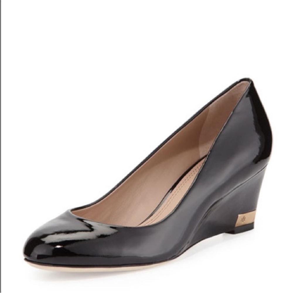 Tory Burch Astoria Patent Wedge Pump